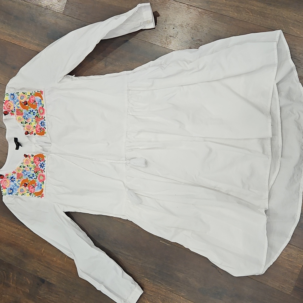 J.Crew Embroideref Boho  Reimagined dress